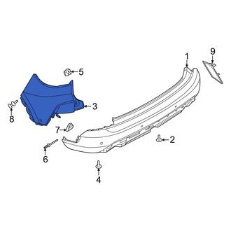 Ford OE - Rear Left Bumper Corner Cover