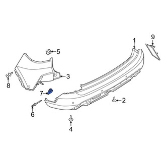Ford OE - Bumper Corner Cover Clip