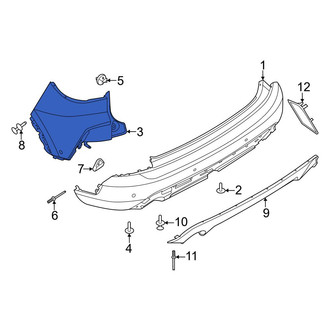 Ford OE - Rear Left Bumper Corner Cover