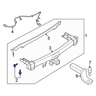 Ford OE - Bumper Impact Bar Bolt