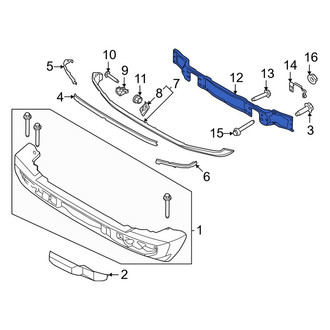 Ford OE - Front Bumper Impact Bar