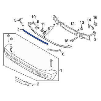Ford OE - Front Center Valance Panel