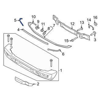 Ford OE - Front Right Valance Panel