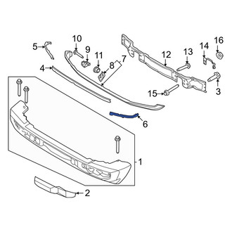 Ford OE - Front Left Valance Panel