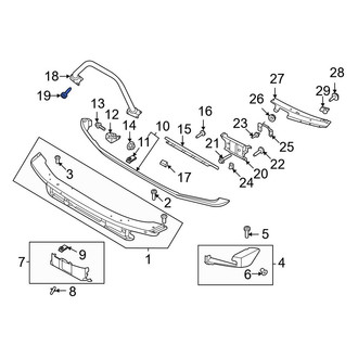 Ford OE - Bumper End Cap Bolt