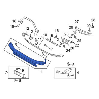 Ford OE - Front Bumper Face Bar