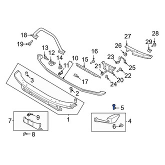 Ford OE - Bumper Guard Bolt