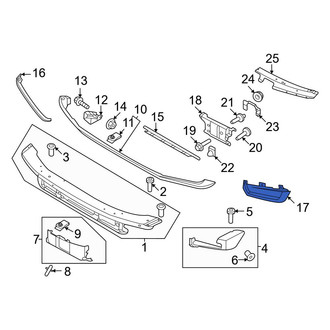 Ford OE - Front Right Lower Valance Panel