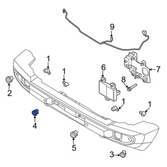 Ford OE - Front Right Inner Parking Aid Sensor Housing