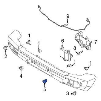 Ford OE - Front Left Inner Parking Aid Sensor Housing