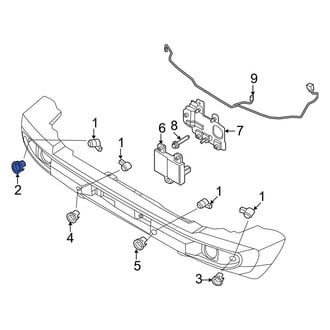 Ford OE - Front Right Outer Parking Aid Sensor Housing
