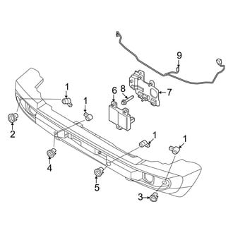 Ford OE - Front Bumper - Electrical Components (With Modular)