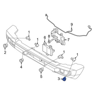 Ford OE - Front Left Outer Parking Aid Sensor Housing