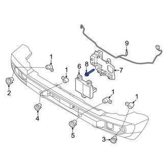 Ford OE - Cruise Control Distance Sensor Screw
