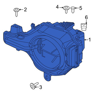 Ford OE - Front Left Headlight Assembly