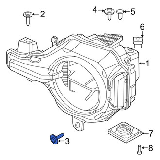 Ford OE - Lower Headlight Mounting Bolt
