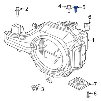 Ford OE - Headlight Rivet