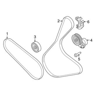 Ford OE - Cooling - Belts & Pulleys (2.3L)