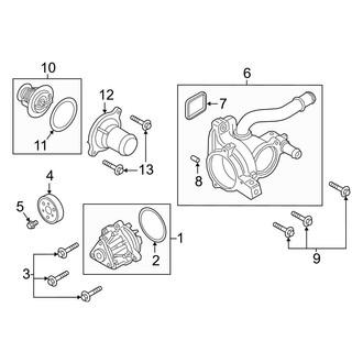 Ford OE - Cooling - Water Pump (2.3L)
