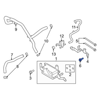 Ford OE - Automatic Transmission Oil Cooler Bolt