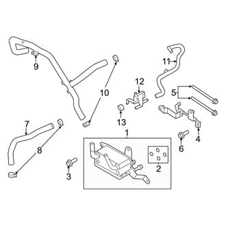 Ford OE - Cooling - Trans Oil Cooler (2.3L Automatic Tr)