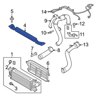 Ford OE - Intercooler Bracket