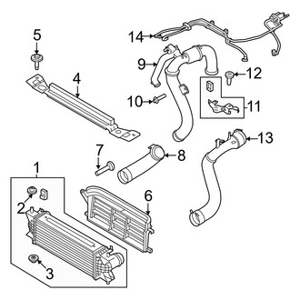 Ford OE - Cooling - Intercooler (2.3L)