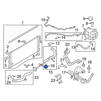 Ford OE - Upper Radiator Hose Clamp