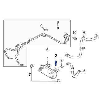 Ford OE - Automatic Transmission Oil Cooler Bolt