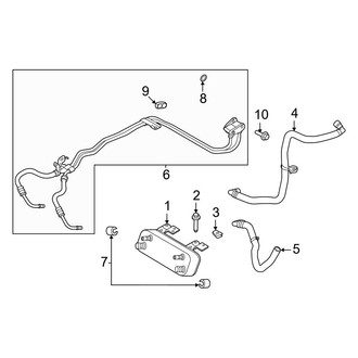 Ford OE - Cooling - Trans Oil Cooler (2.7L)