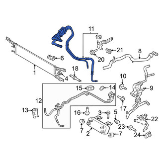 Ford OE - Automatic Transmission Oil Cooler Hose Assembly