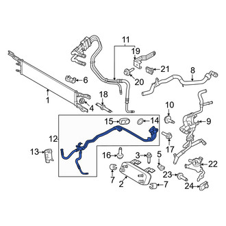 Ford OE - Automatic Transmission Oil Cooler Hose Assembly