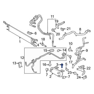 Ford OE - Automatic Transmission Oil Cooler Bolt