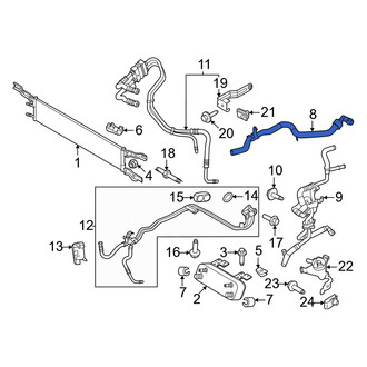 Ford OE - Upper Radiator Coolant Hose