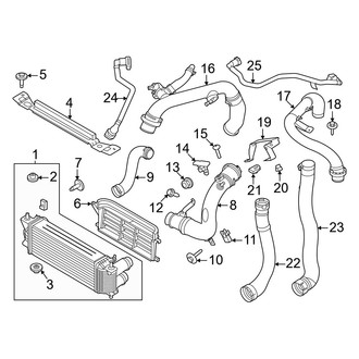 Ford OE - Cooling - Intercooler (3.0L)
