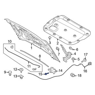 Ford OE - Hood Latch Bolt
