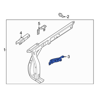 Ford OE - Front Right Fender Rail Reinforcement