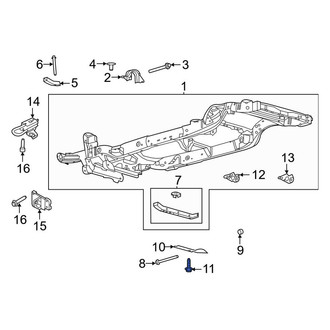 Ford OE - Transmission Crossmember Bolt