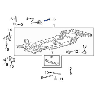 Ford OE - Frame Crossmember Bolt