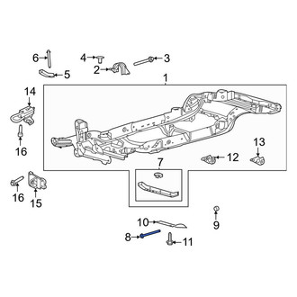Ford OE - Transmission Crossmember Bolt