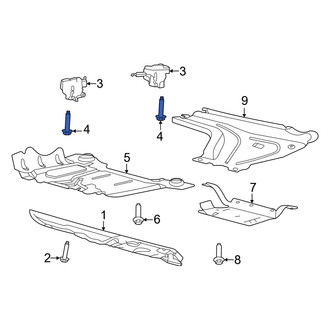 Ford OE - Powertrain Skid Plate Bolt