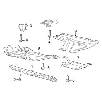 Ford OE - Frame Components (Skid Plate)