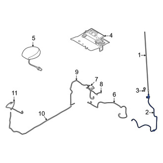 Ford OE - Radio Antenna Base