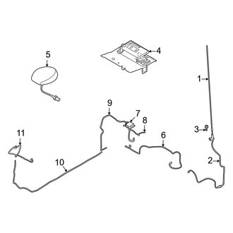 Ford OE - Electrical - Antenna