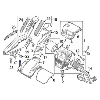 Ford OE - Upper Air Filter Housing Screw