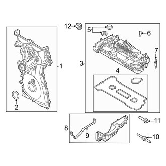 Ford OE - Engine - Valve & Timing Covers (2.3L)
