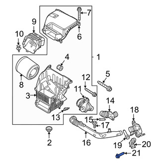 Ford OE - Engine Air Intake Hose Bolt