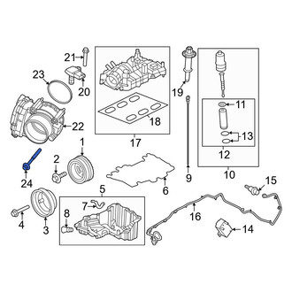Ford OE - Fuel Injection Throttle Body Bolt
