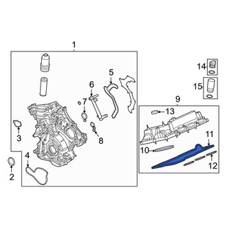 Ford OE - Left Lower Engine Valve Cover Gasket