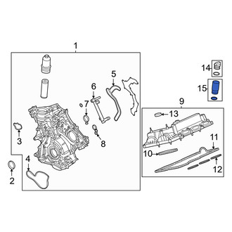 Ford OE - Engine Oil Filler Tube